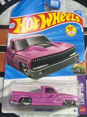 Bounce'N Bass Pink Kids Toy Truck